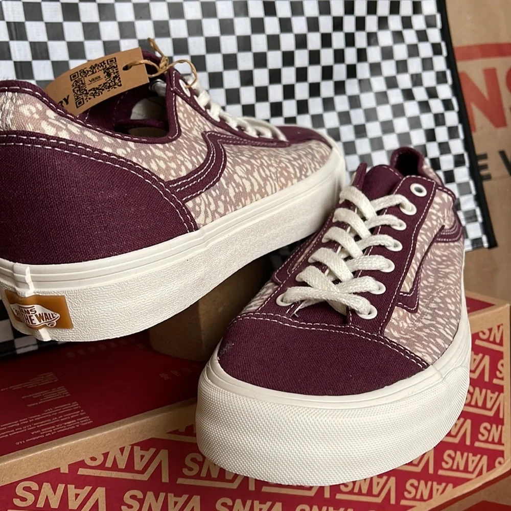 Vans Style 36 DECON Eco Theory Animal Mauve/wme Men’s sneakers - Picture 9 of 16